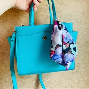 Steve Madden Small Turquoise Purse with crossbody strap